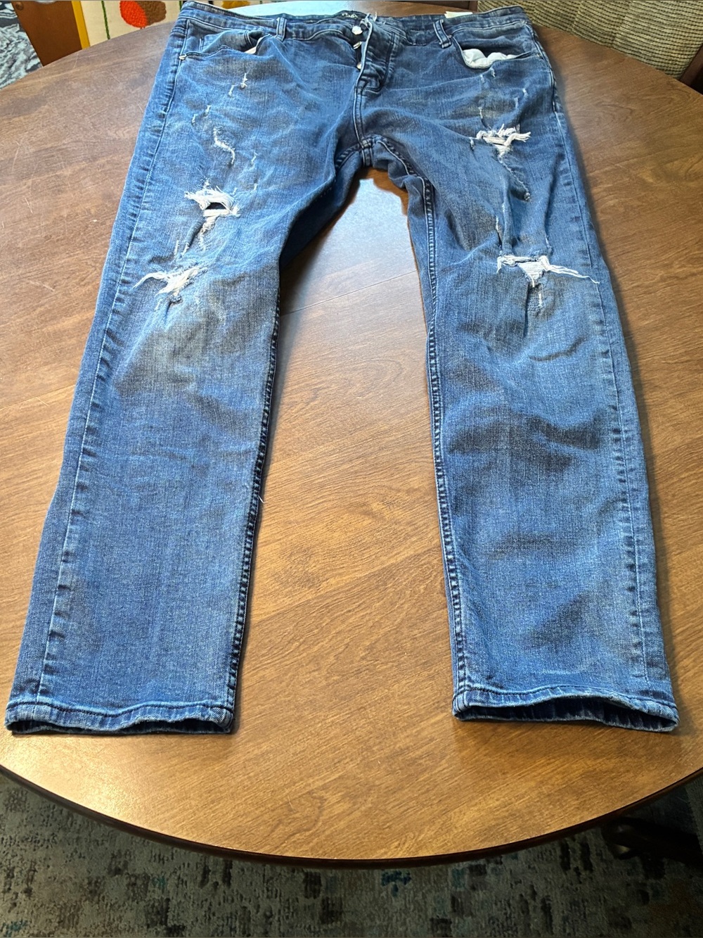 Fendi Distressed Denim Mens Jeans Size 40x31
